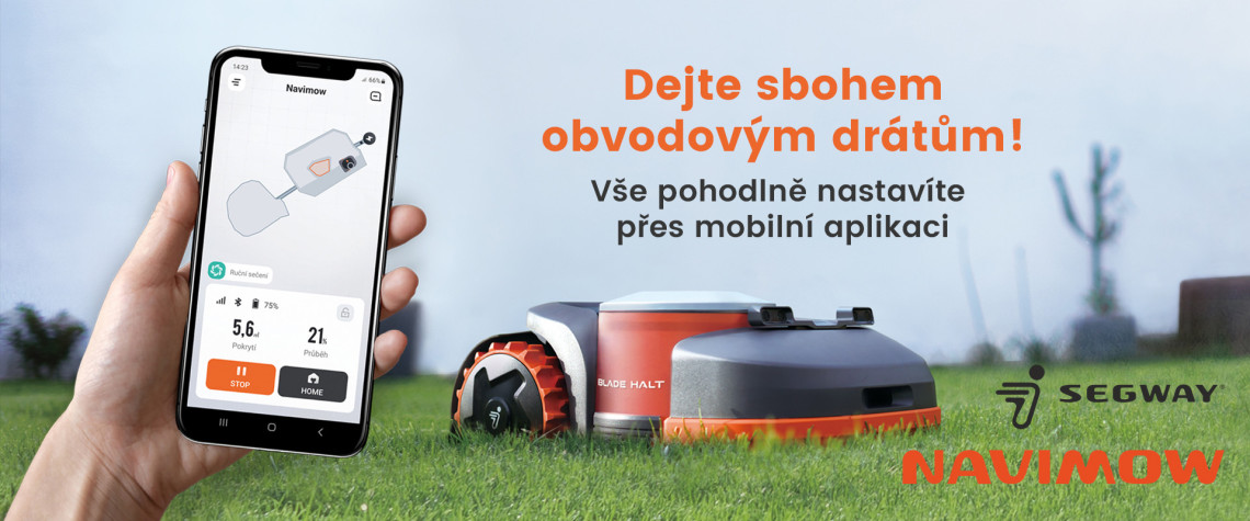 Robotické sekačky SEGWAY NAVIMOW